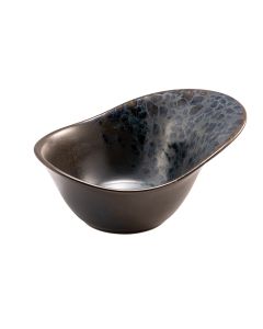 PHOBOS COPPA PETALO OVALE 21X16 CM NERO-BLU