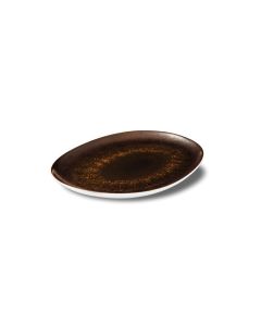 ESTIA VASSOIO OVALE RUGGINE 30 CM