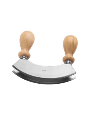 MEZZALUNA DOPPIA INOX 0416