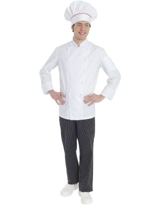 GIACCA CUOCO ANDREA UNISEX BIANCA