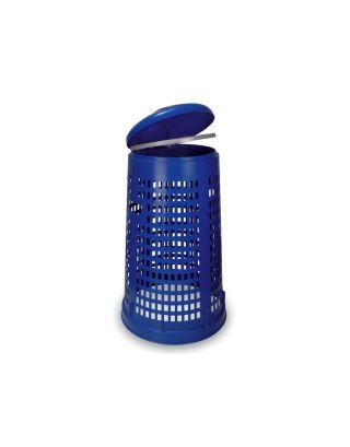 TRESPOLO PORTASACCHI RUFF BLU CON COPERCHIO