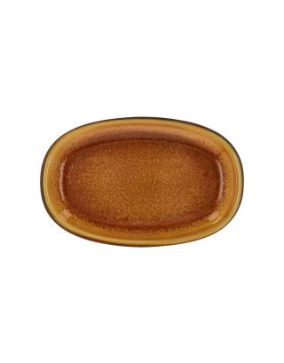 PETRA OVALE PIANO CM 30X20 MUSTARD