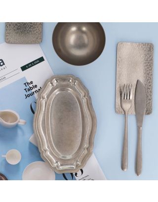 TEX MEX SILVER PIATTO ROTONDO CM 16