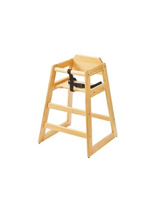 SEGGIOLONE IN LEGNO PER BAMBINI 51X48X74 CM NATURALE