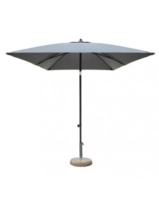 NICE OMBRELLONE NERO P/C 2X3 MT TELO GRIGIO